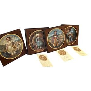 Set Of 4 limited edition collector's plate from the "Children of Mexico" series